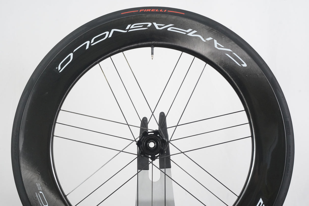 FRONT Campagnolo Bora Ultra WTO 80 Carbon Tubeless Clincher Disc Brake Wheel