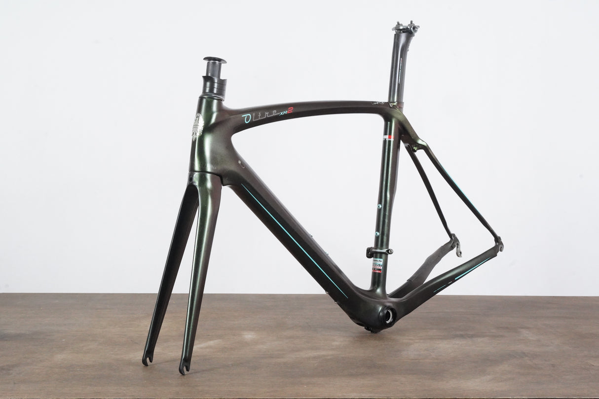 55cm Bianchi Oltre XR2 Carbon Rim Brake Road Frameset *Custom Painted*