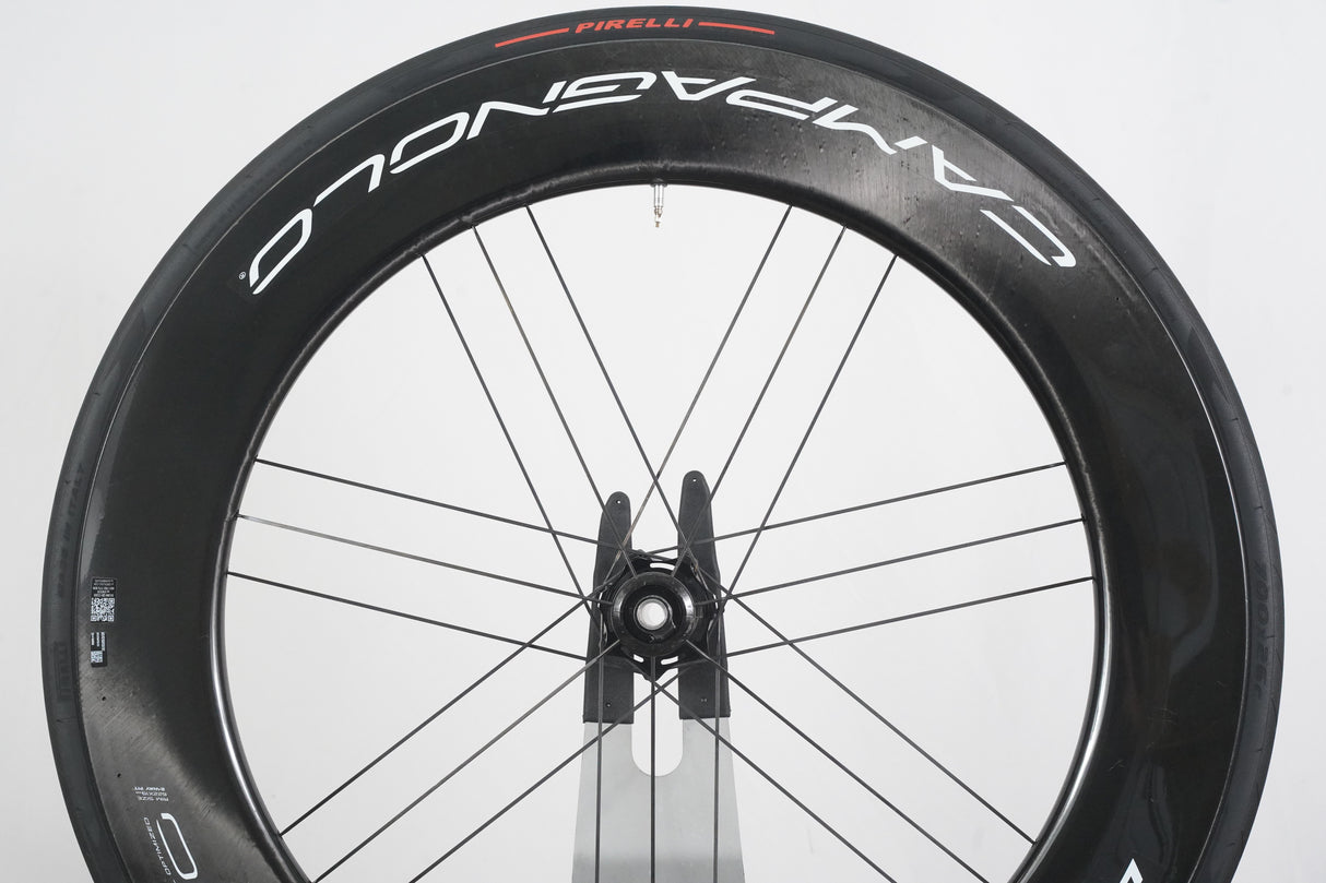 FRONT Campagnolo Bora Ultra WTO 80 Carbon Tubeless Clincher Disc Brake Wheel