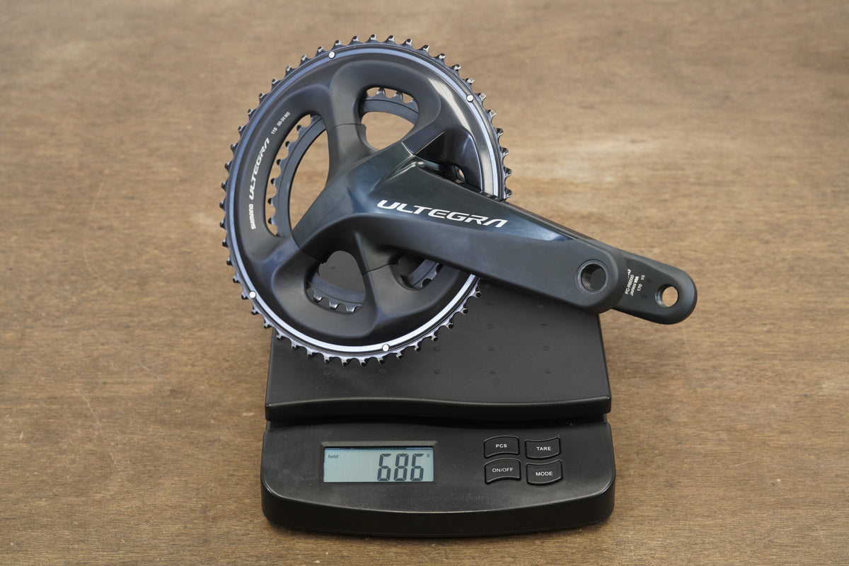 170mm 50/34T Shimano Ultegra FC-R8000 11 Speed Crankset 8000 686g