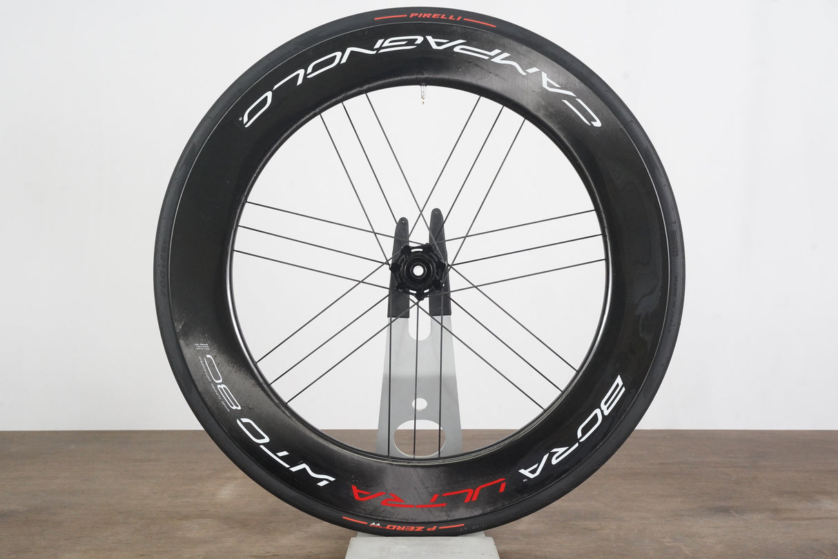 FRONT Campagnolo Bora Ultra WTO 80 Carbon Tubeless Clincher Disc Brake Wheel