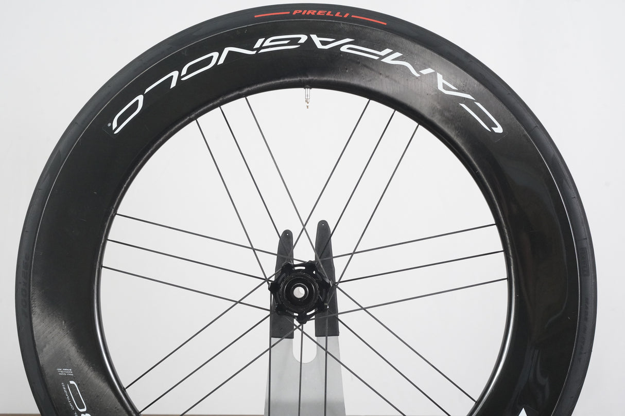 FRONT Campagnolo Bora Ultra WTO 80 Carbon Tubeless Clincher Disc Brake Wheel