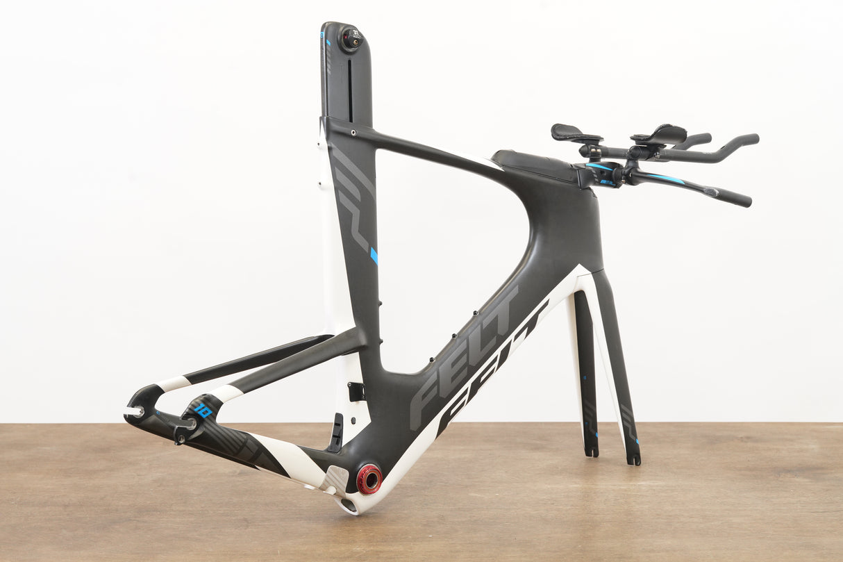 58cm Felt IA10 Carbon Aero Rim TT Triathlon Frameset IA + Cockpit