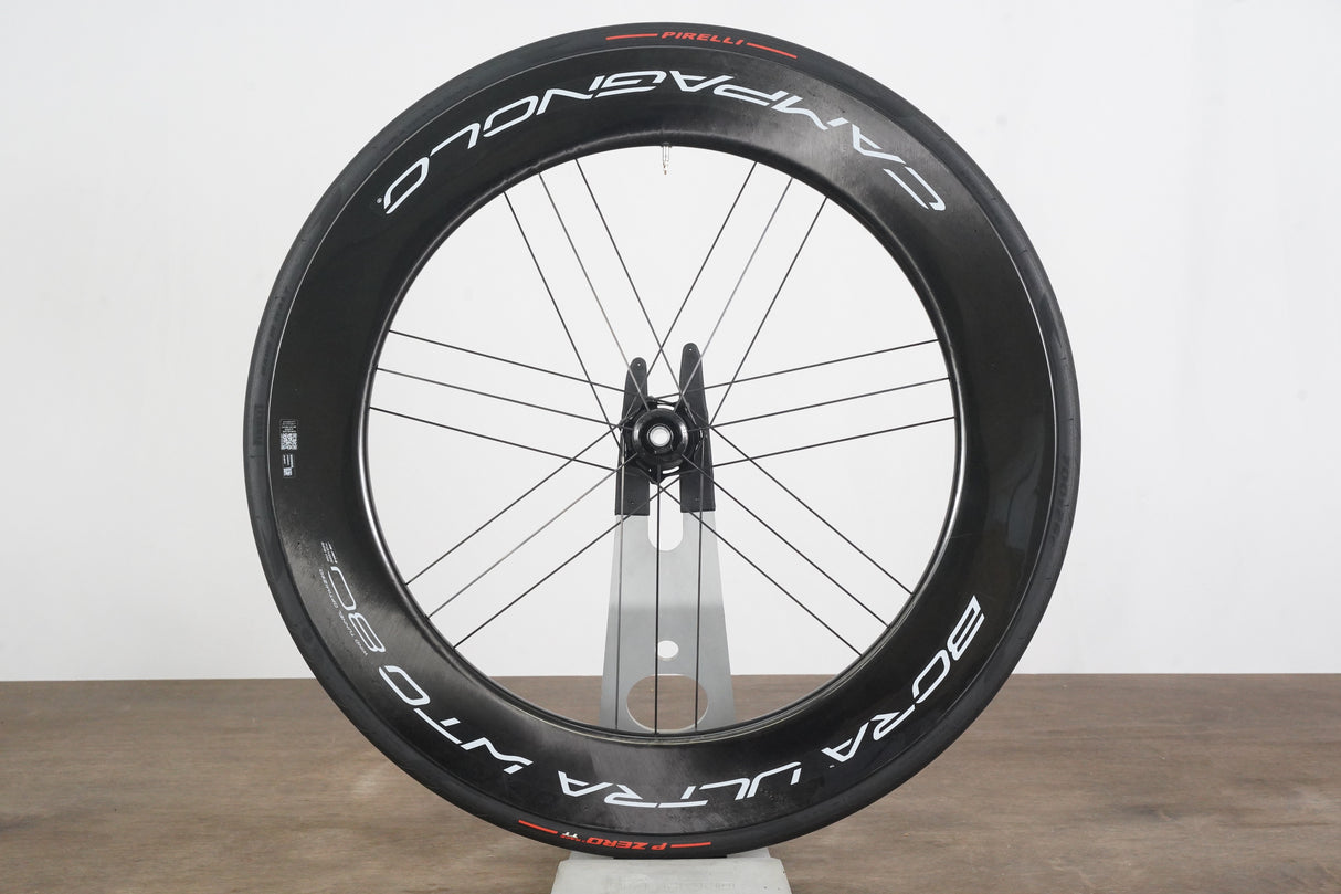 FRONT Campagnolo Bora Ultra WTO 80 Carbon Tubeless Clincher Disc Brake Wheel
