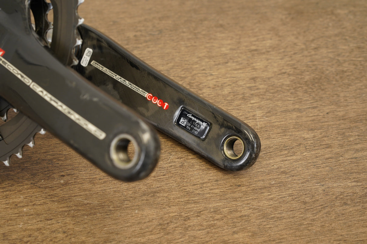 172.5mm 50/34T Campagnolo Super Record 11 Speed Carbon Crankset