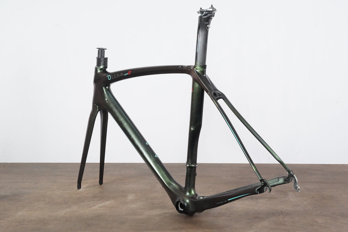 55cm Bianchi Oltre XR2 Carbon Rim Brake Road Frameset *Custom Painted*