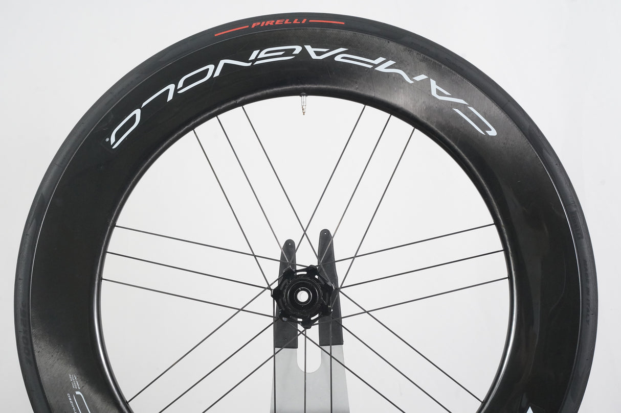 FRONT Campagnolo Bora Ultra WTO 80 Carbon Tubeless Clincher Disc Brake Wheel