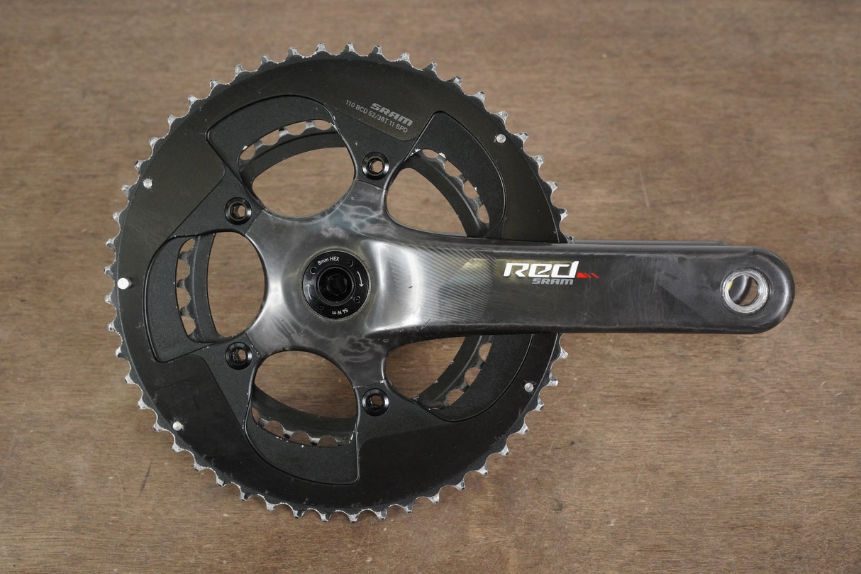 175mm 52/36T BB30 SRAM Red 22 Carbon Crankset