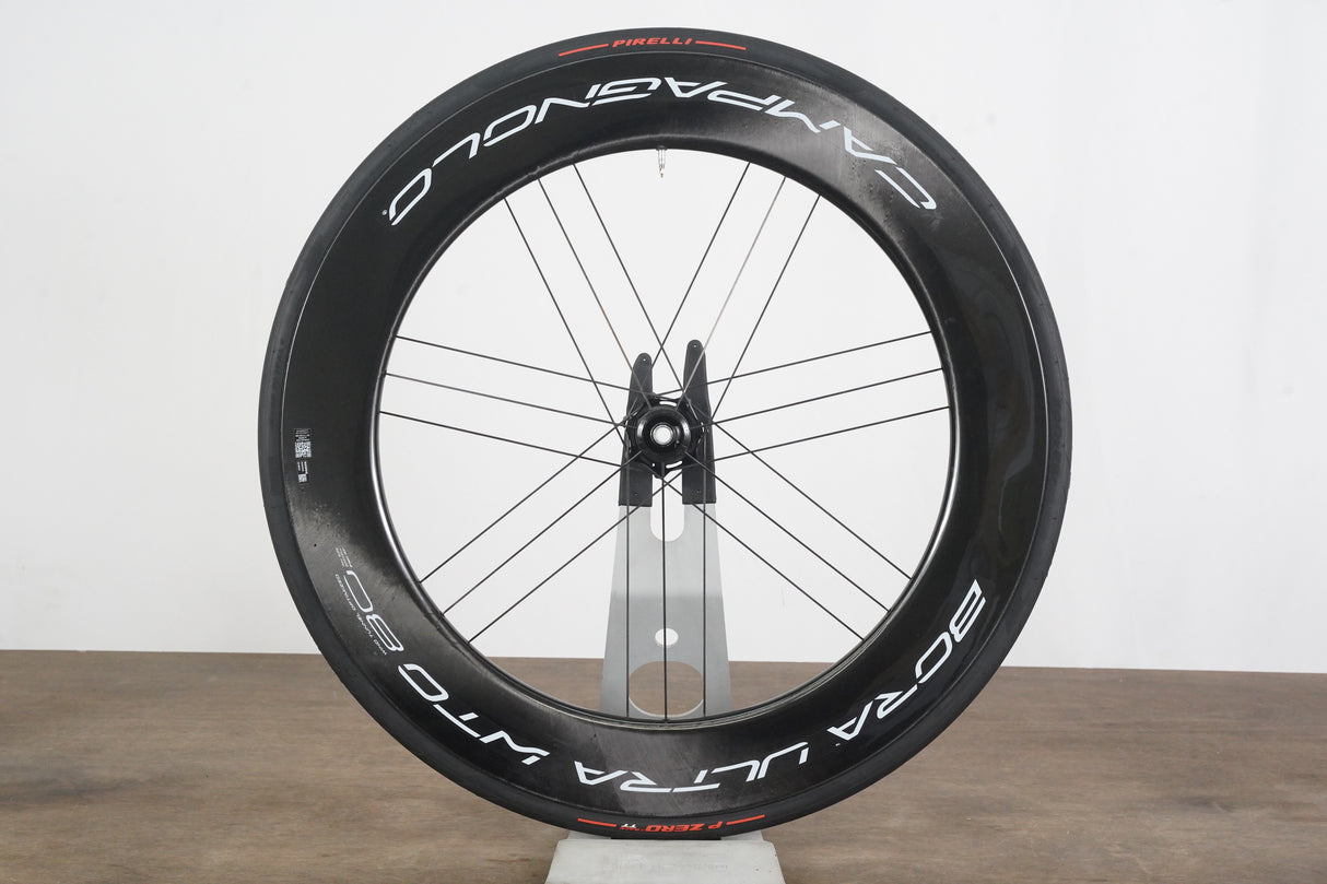 FRONT Campagnolo Bora Ultra WTO 80 Carbon Tubeless Clincher Disc Brake Wheel