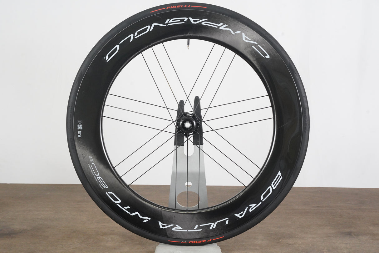 FRONT Campagnolo Bora Ultra WTO 80 Carbon Tubeless Clincher Disc Brake Wheel