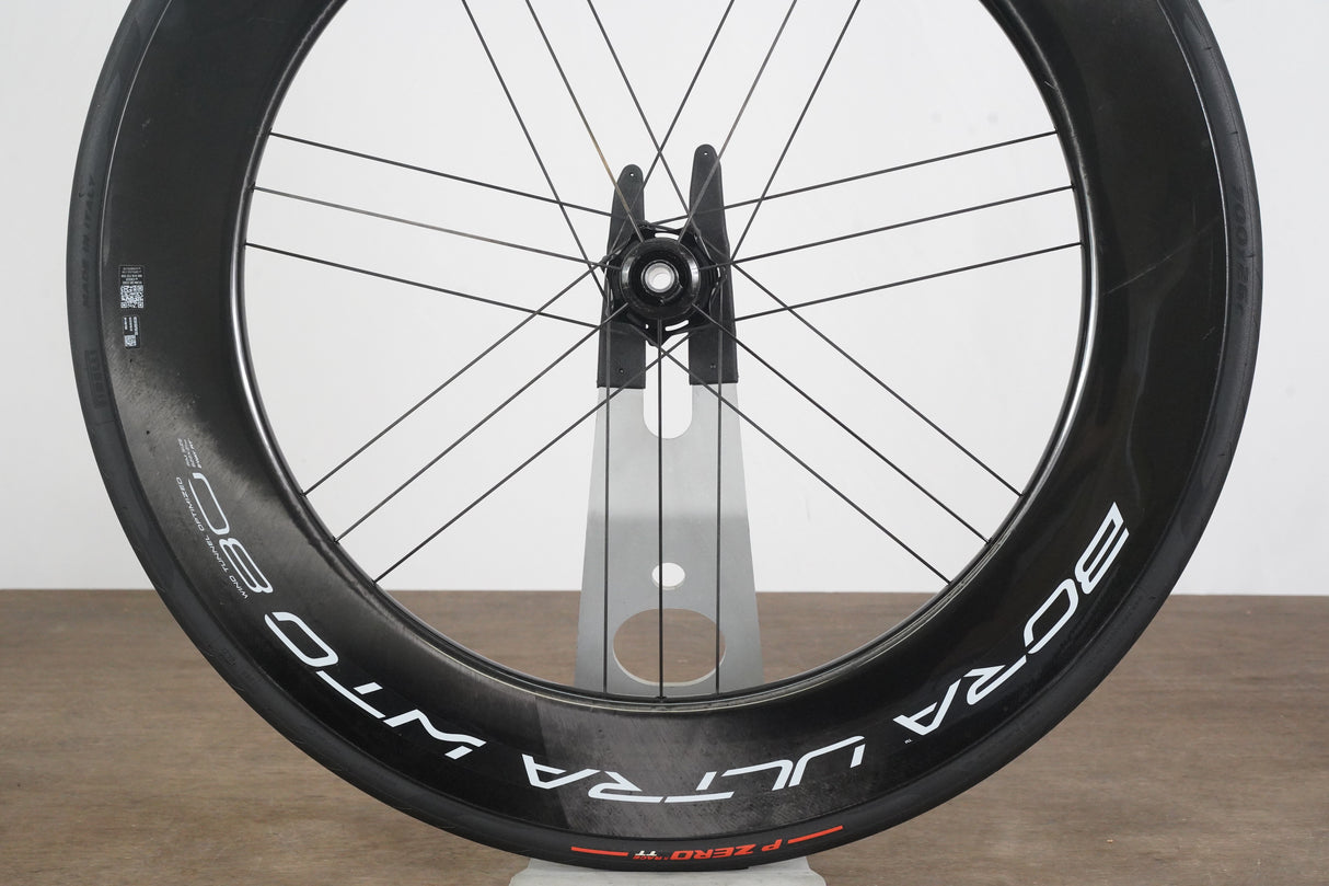 FRONT Campagnolo Bora Ultra WTO 80 Carbon Tubeless Clincher Disc Brake Wheel