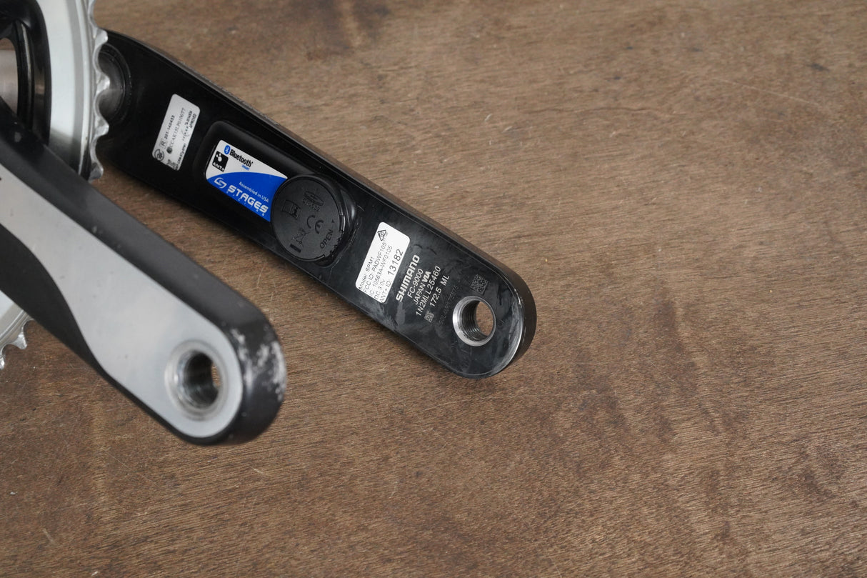 172.5mm 50/34T Shimano Dura-Ace FC-9000 11 Speed Stages Power Meter Crankset