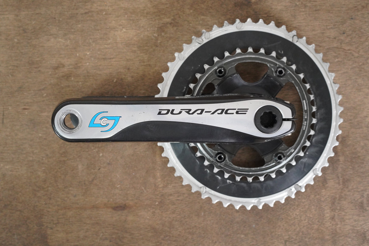 172.5mm 50/34T Shimano Dura-Ace FC-9000 11 Speed Stages Power Meter Crankset