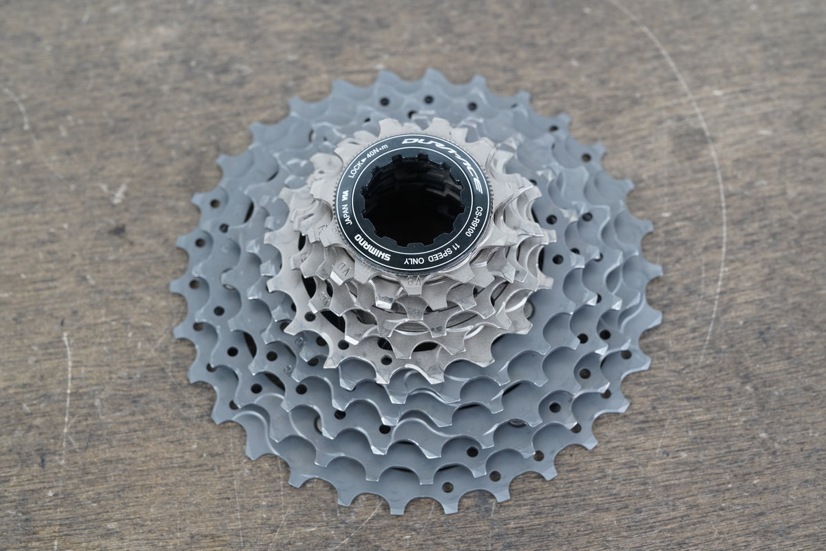11-30T Shimano Dura-Ace CS-R9100 11 Speed Road Cassette 207g 9100
