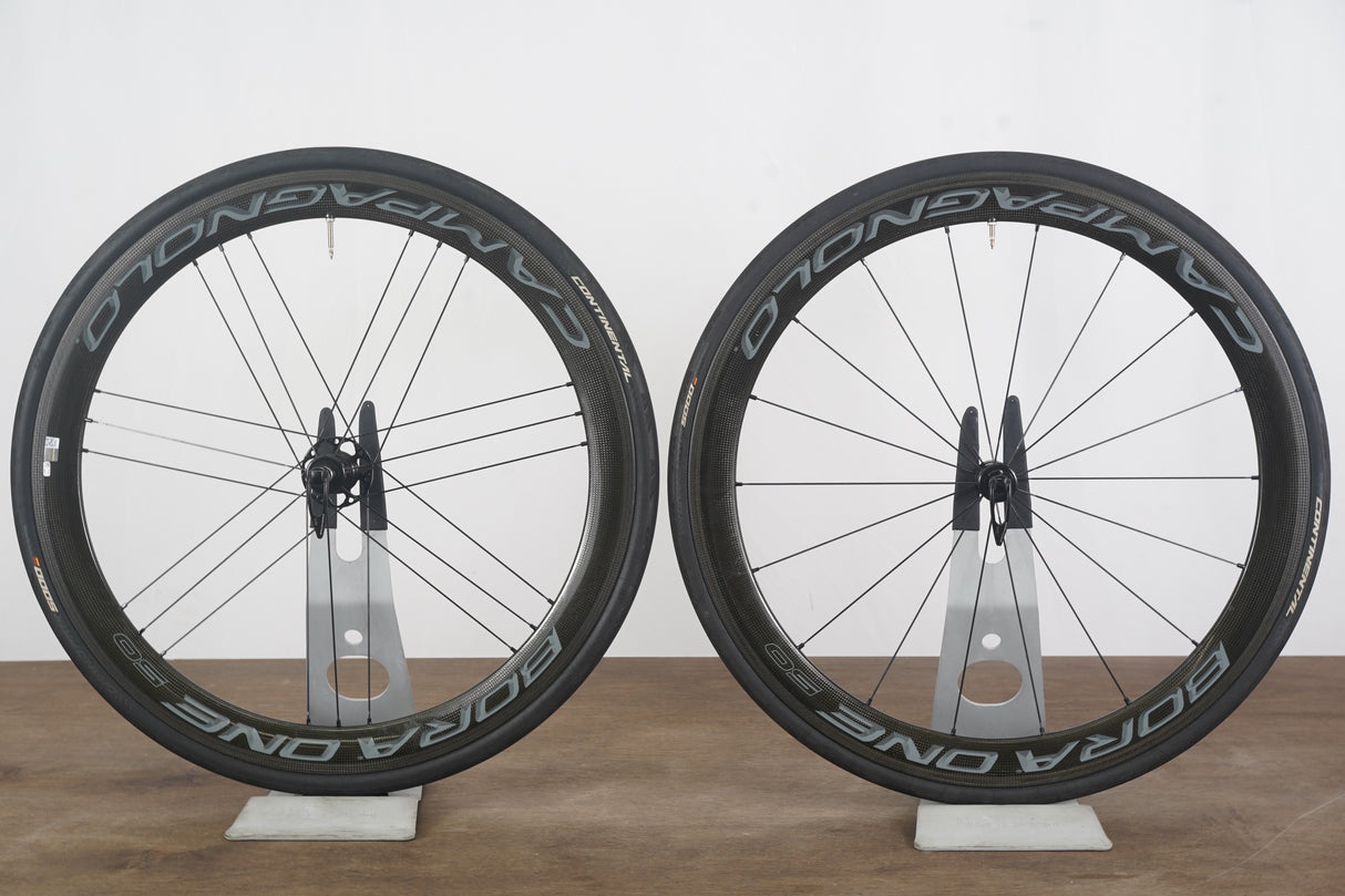 Campagnolo Bora One 50 Carbon Tubeless Clincher Rim Brake Wheelset 11 Speed