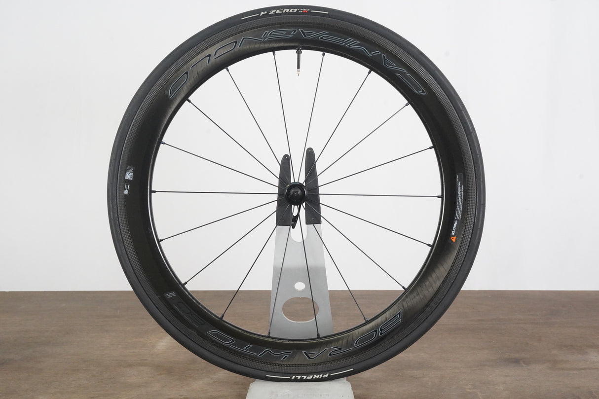 FRONT Campagnolo Bora WTO 60 Carbon Tubeless Clincher Rim Brake Wheel