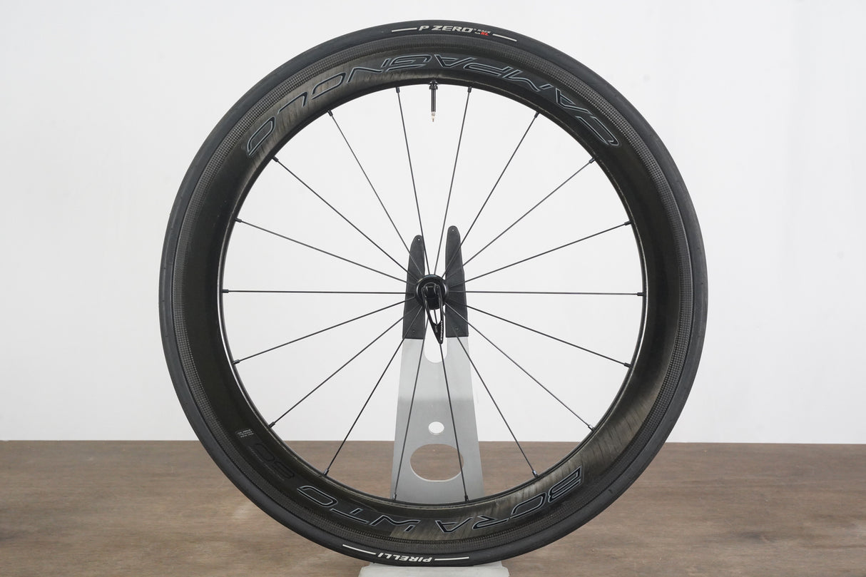 FRONT Campagnolo Bora WTO 60 Carbon Tubeless Clincher Rim Brake Wheel
