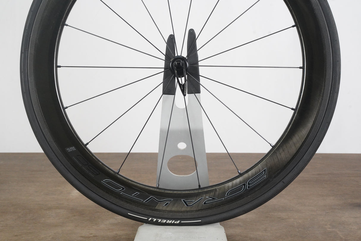 FRONT Campagnolo Bora WTO 60 Carbon Tubeless Clincher Rim Brake Wheel