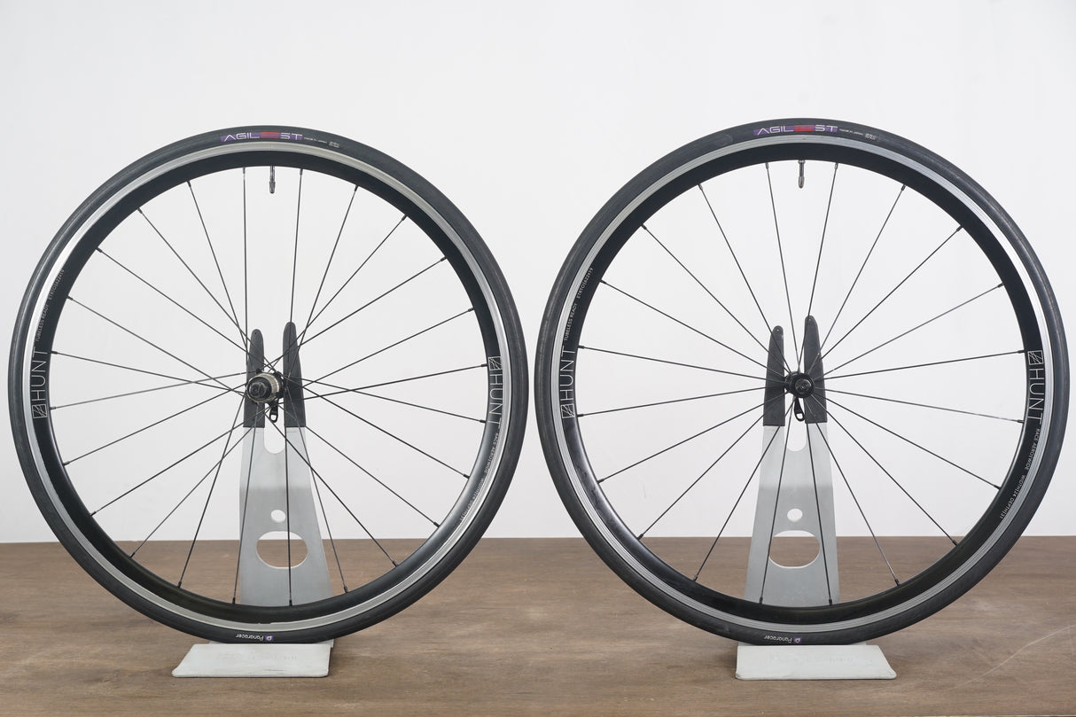 Hunt Race Aero Alloy Tubeless Clincher Rim Brake Wheelset Shimano/SRAM 11 Speed