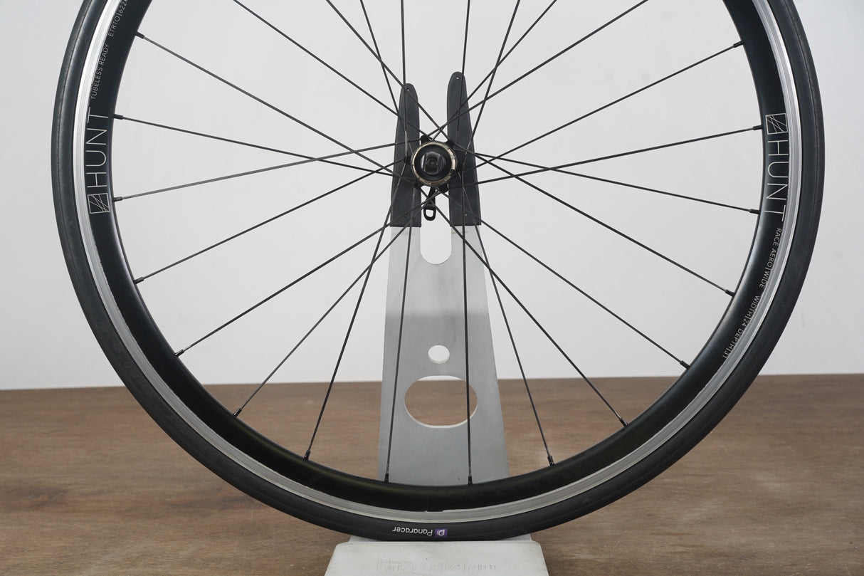 Hunt Race Aero Alloy Tubeless Clincher Rim Brake Wheelset Shimano/SRAM 11 Speed
