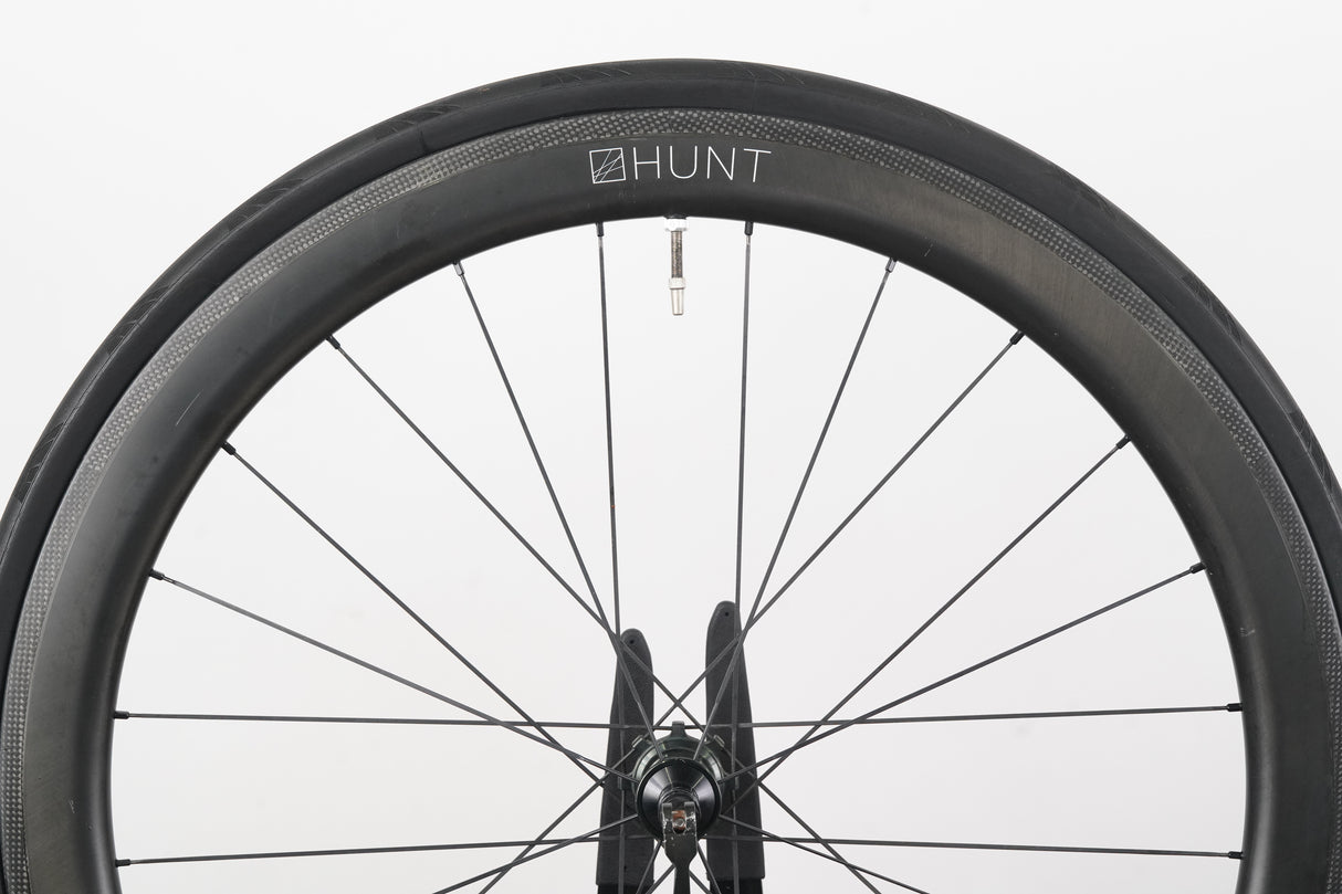 Hunt 36/50 Carbon Tubeless Clincher Rim Brake Wheelset Shimano/SRAM 11 Speed