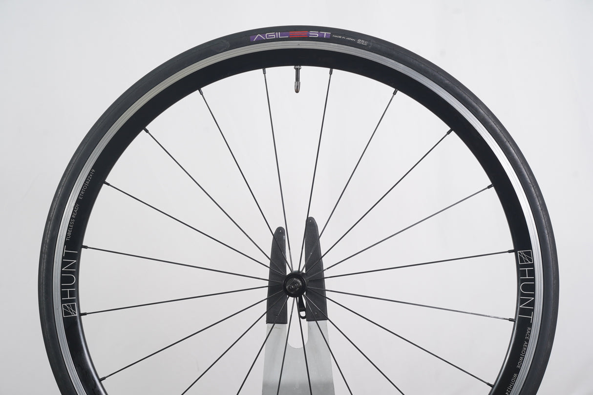 Hunt Race Aero Alloy Tubeless Clincher Rim Brake Wheelset Shimano/SRAM 11 Speed