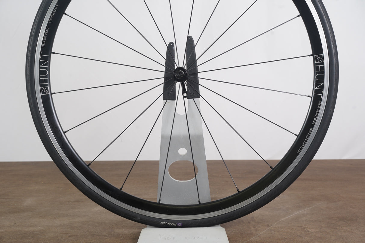 Hunt Race Aero Alloy Tubeless Clincher Rim Brake Wheelset Shimano/SRAM 11 Speed
