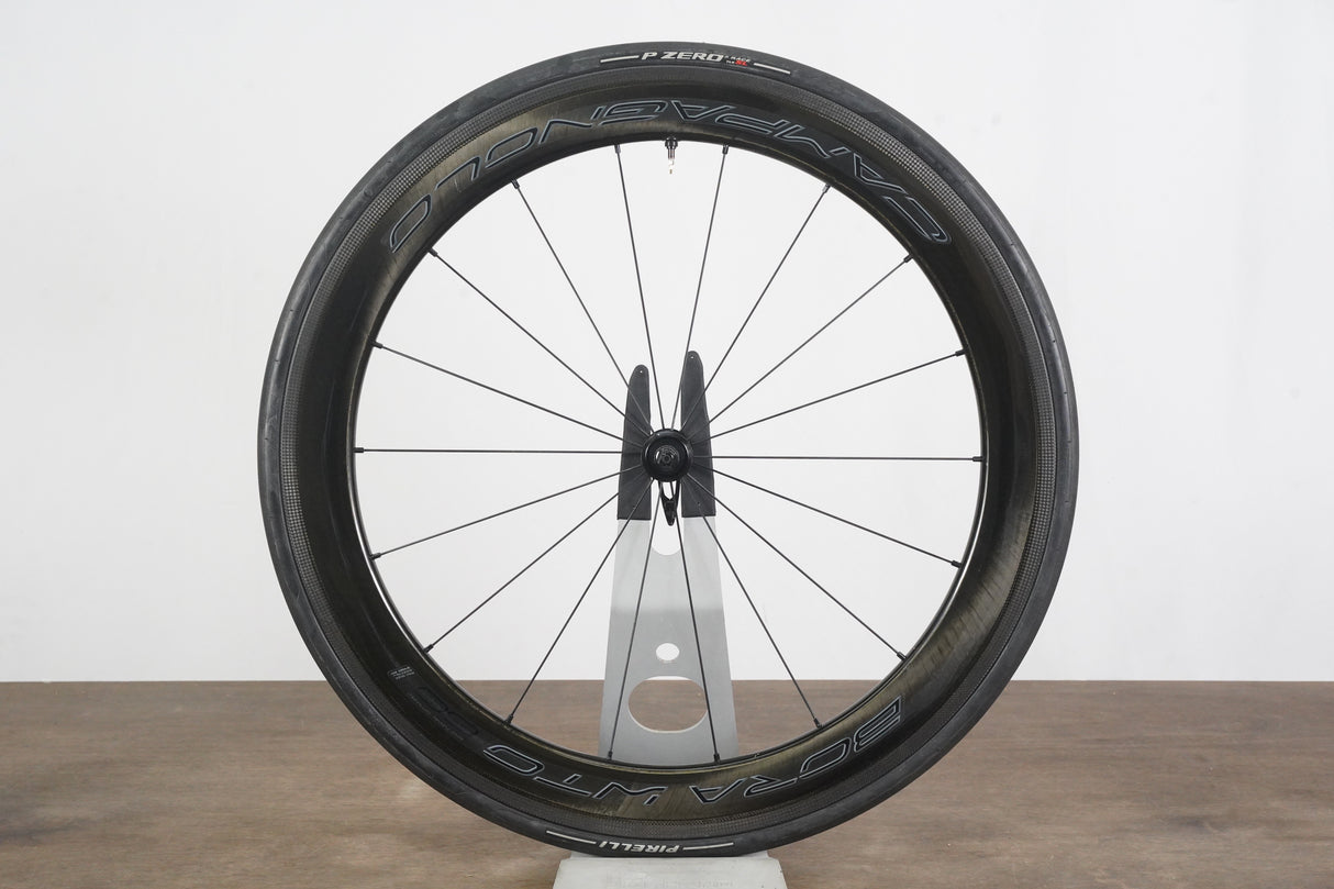 FRONT Campagnolo Bora WTO 60 Carbon Tubeless Clincher Rim Brake Wheel