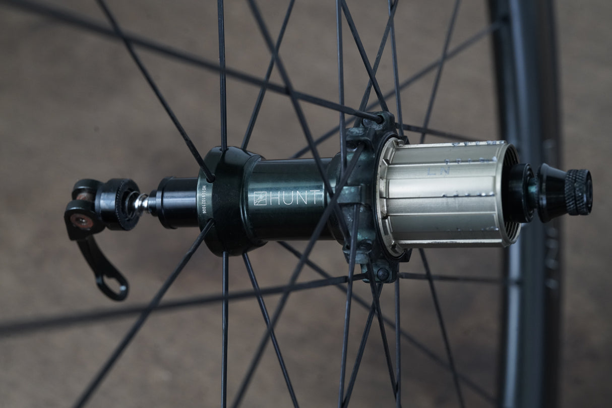 Hunt 36/50 Carbon Tubeless Clincher Rim Brake Wheelset Shimano/SRAM 11 Speed