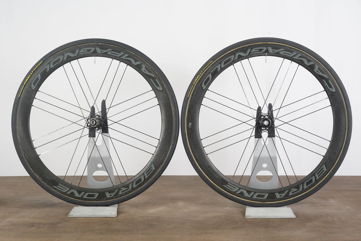 Campagnolo Bora One 50 Carbon Tubular Disc Brake Wheelset Campagnolo 11 Speed
