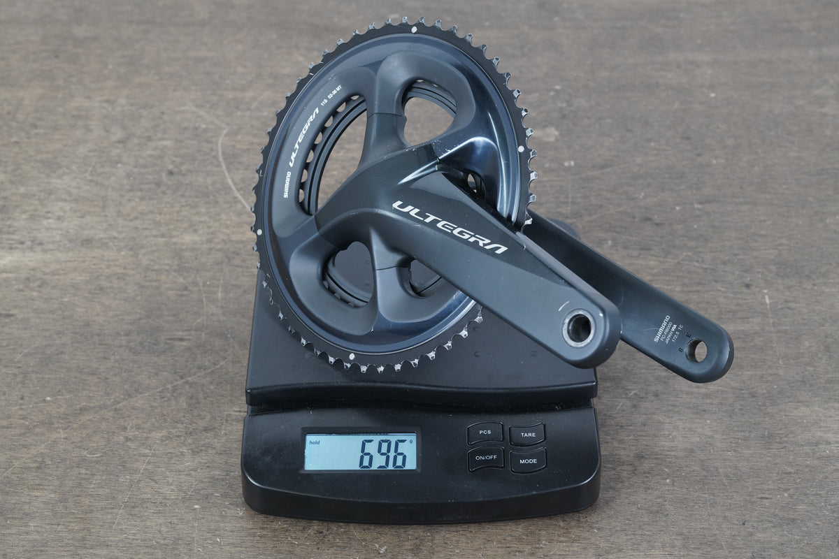 172.5mm 52/36T Shimano Ultegra FC-R8000 Road Crankset 8000 696g