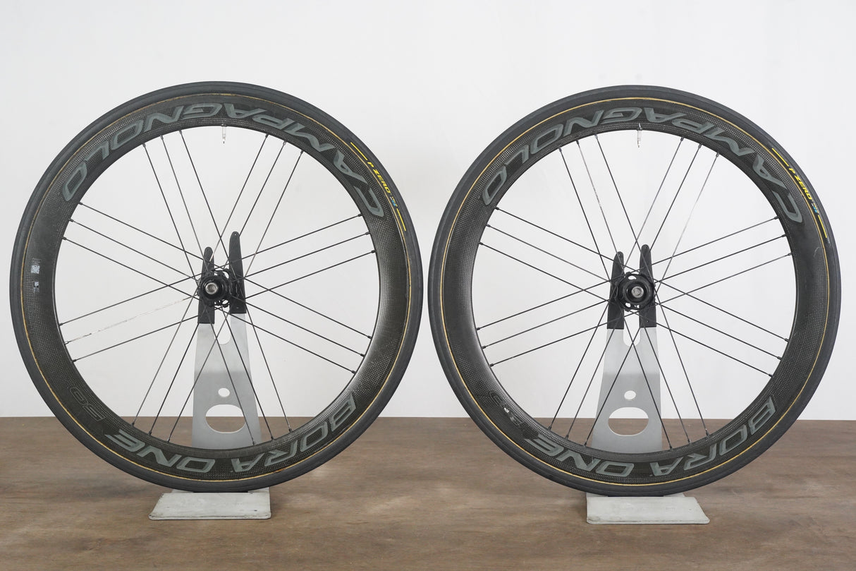 Campagnolo Bora One 50 Carbon Tubular Disc Brake Wheelset Campagnolo 11 Speed