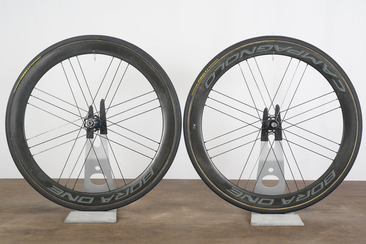 Campagnolo Bora One 50 Carbon Tubular Disc Brake Wheelset Campagnolo 11 Speed