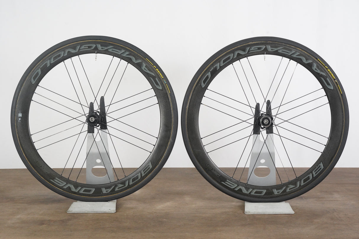 Campagnolo Bora One 50 Carbon Tubular Disc Brake Wheelset Campagnolo 11 Speed