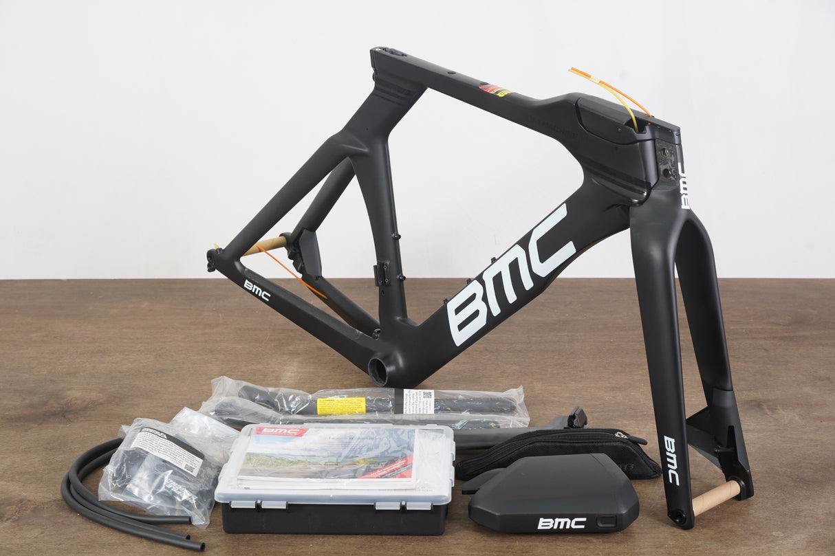 NEW 2021 S (Small) BMC Timemachine TM01 Disc Team FRS Frameset CBN-WHT-BLK