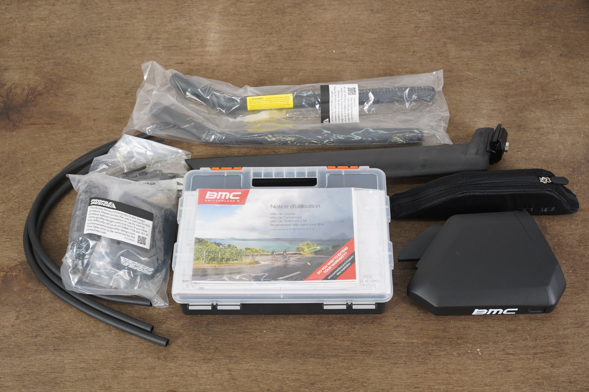 NEW 2021 S (Small) BMC Timemachine TM01 Disc Team FRS Frameset CBN-WHT-BLK