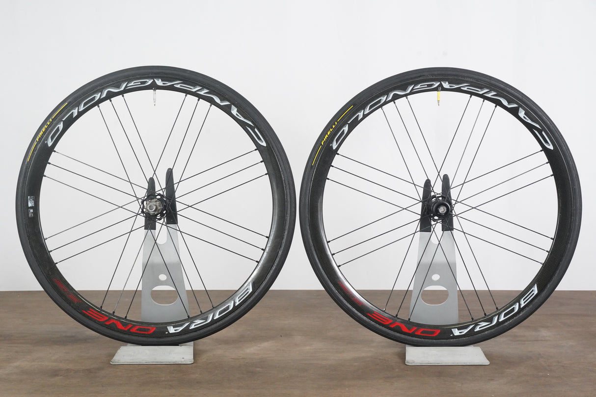 Campagnolo Bora One 35 Carbon Tubular Disc Brake Wheelset Campagnolo 11 Speed