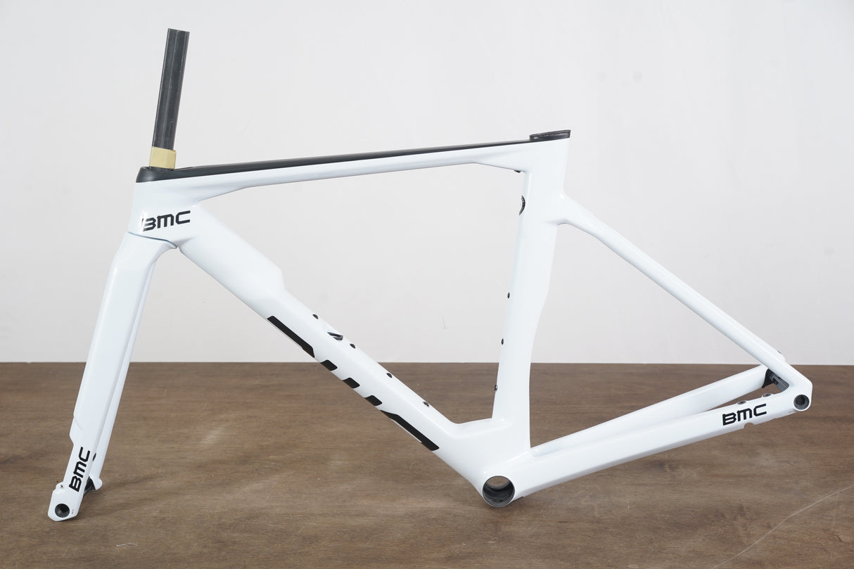 NEW 2021 47cm BMC Timemachine ROAD 01 TMR01 Disc Team Frameset WHT-BLK-RED