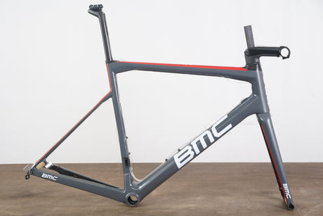 NEW 2019 58cm BMC Teammachine SLR01 Disc Team MOD Frameset GRY-RED-BLK