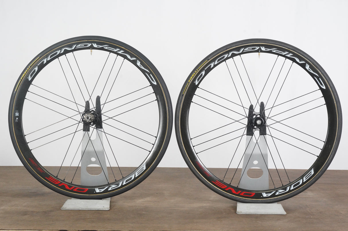 Campagnolo Bora One 35 Carbon Tubular Disc Brake Wheelset Campagnolo 11 Speed