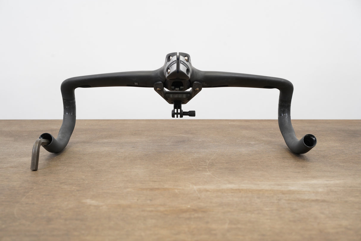 42cm Vision Metron 5D 100mm -6 Degree Integrated Carbon Barstem Handlebar + Mount