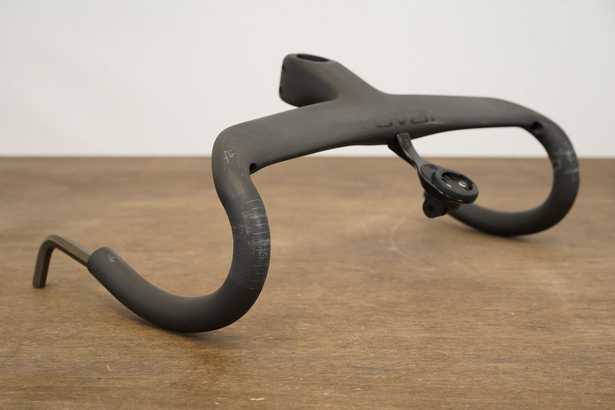 40cm 90mm Roval Rapide Carbon Integrated Barstem Handlebar + Mount 1 1/8"