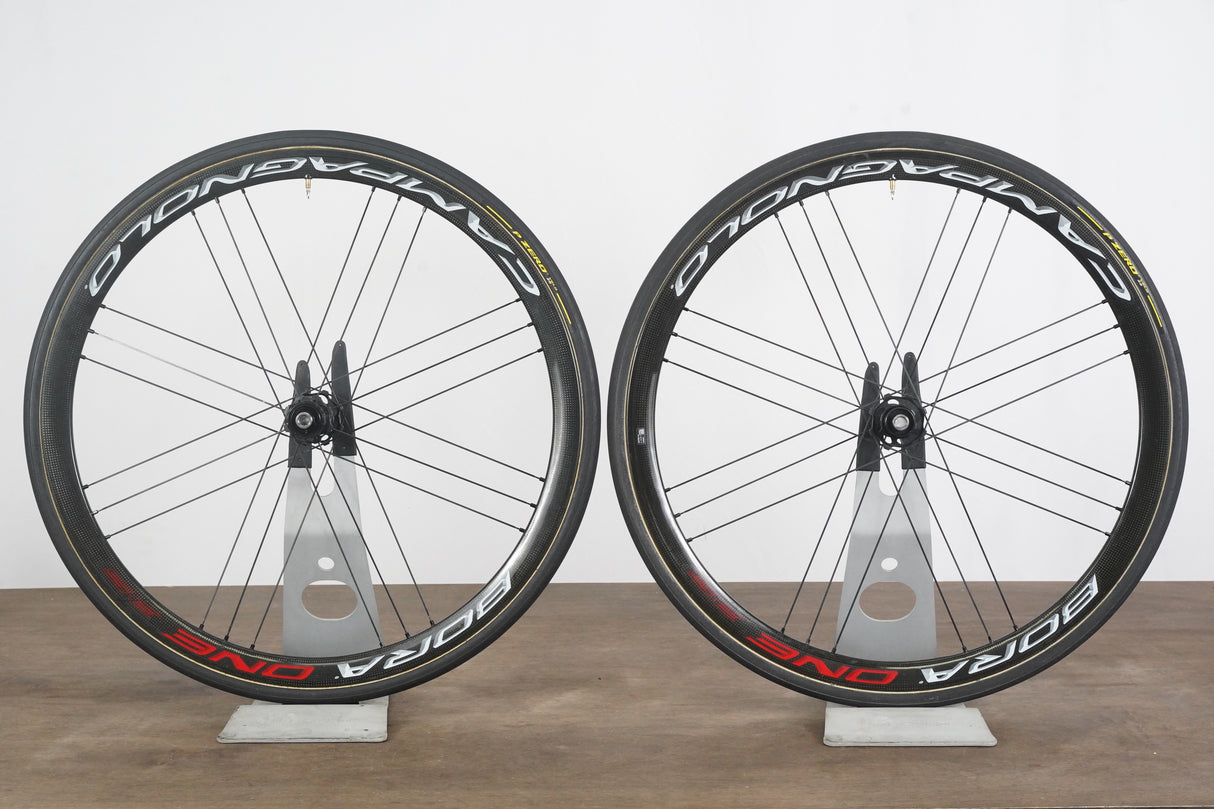 Campagnolo Bora One 35 Carbon Tubular Disc Brake Wheelset Campagnolo 11 Speed
