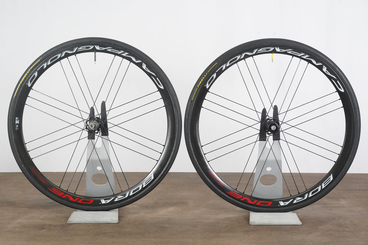 Campagnolo Bora One 35 Carbon Tubular Disc Brake Wheelset Campagnolo 11 Speed