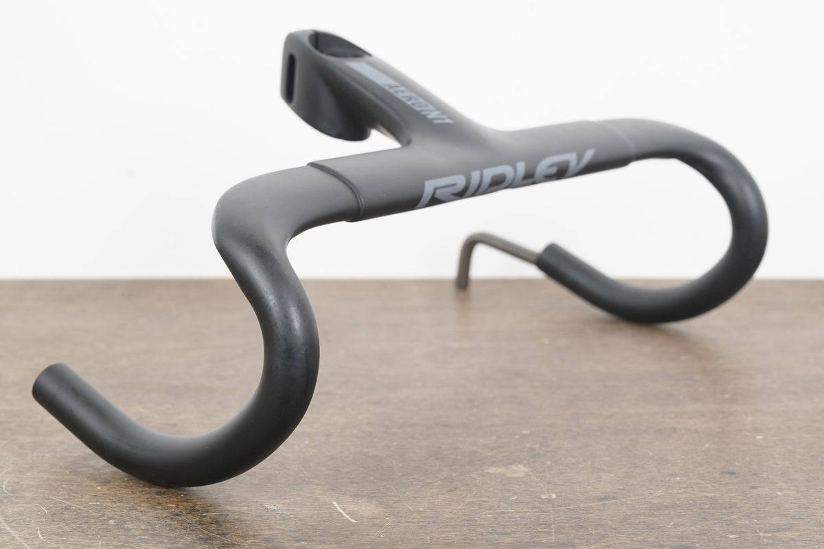 40cm 110mm -6 Degree Ridley Aero N1 Carbon Barstem Handlebar 1 1/8"