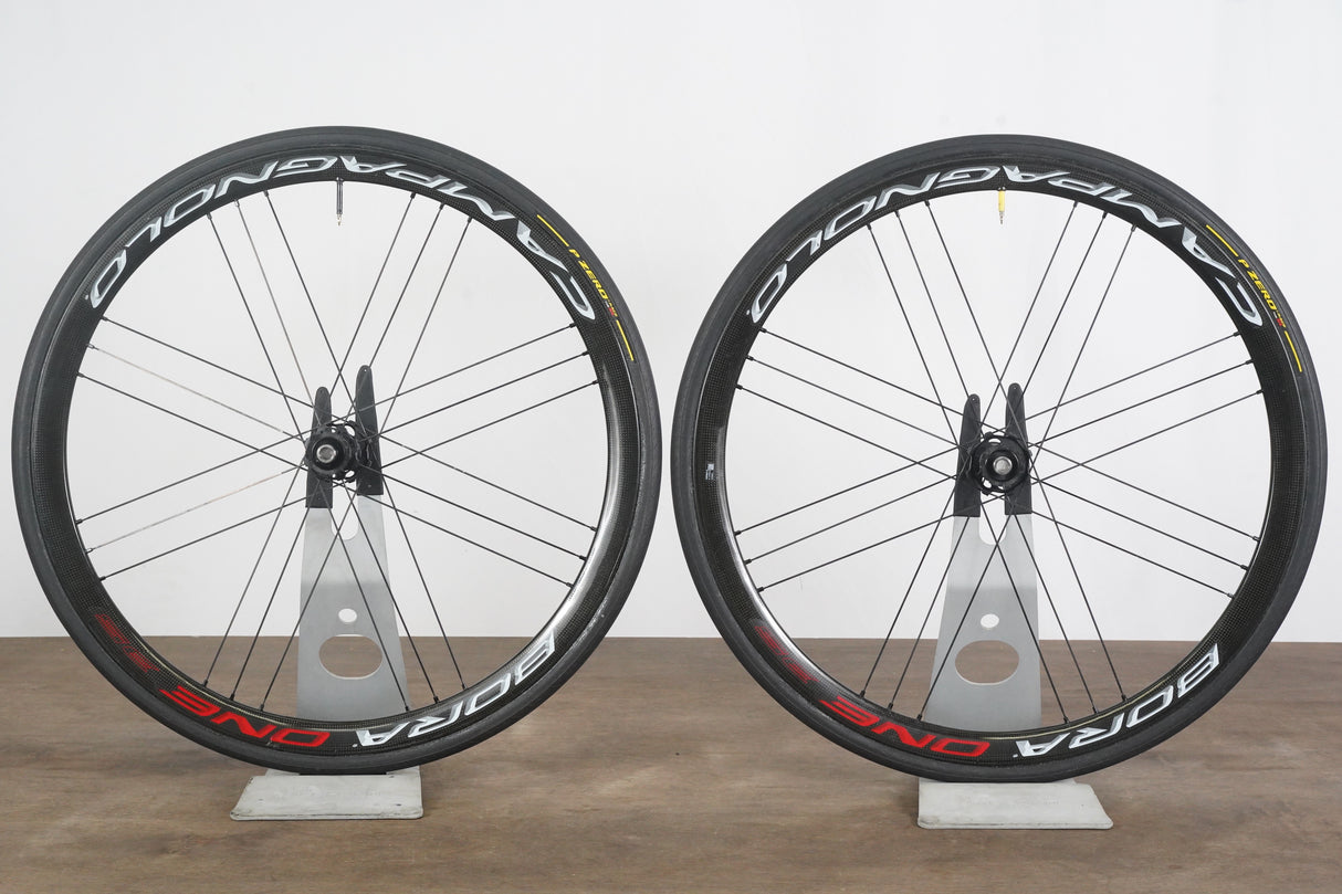 Campagnolo Bora One 35 Carbon Tubular Disc Brake Wheelset Campagnolo 11 Speed