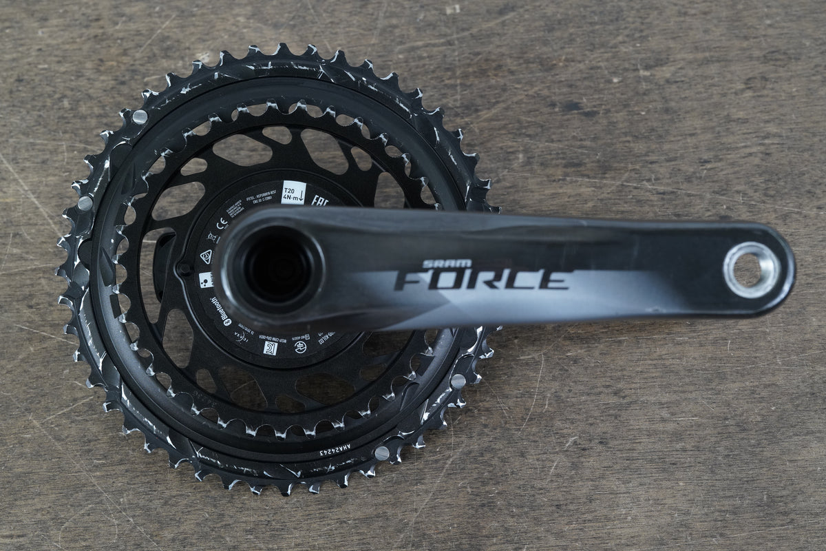 172.5mm 48/35T DUB SRAM Force AXS D1 Quarq Power Meter Crankset 742g