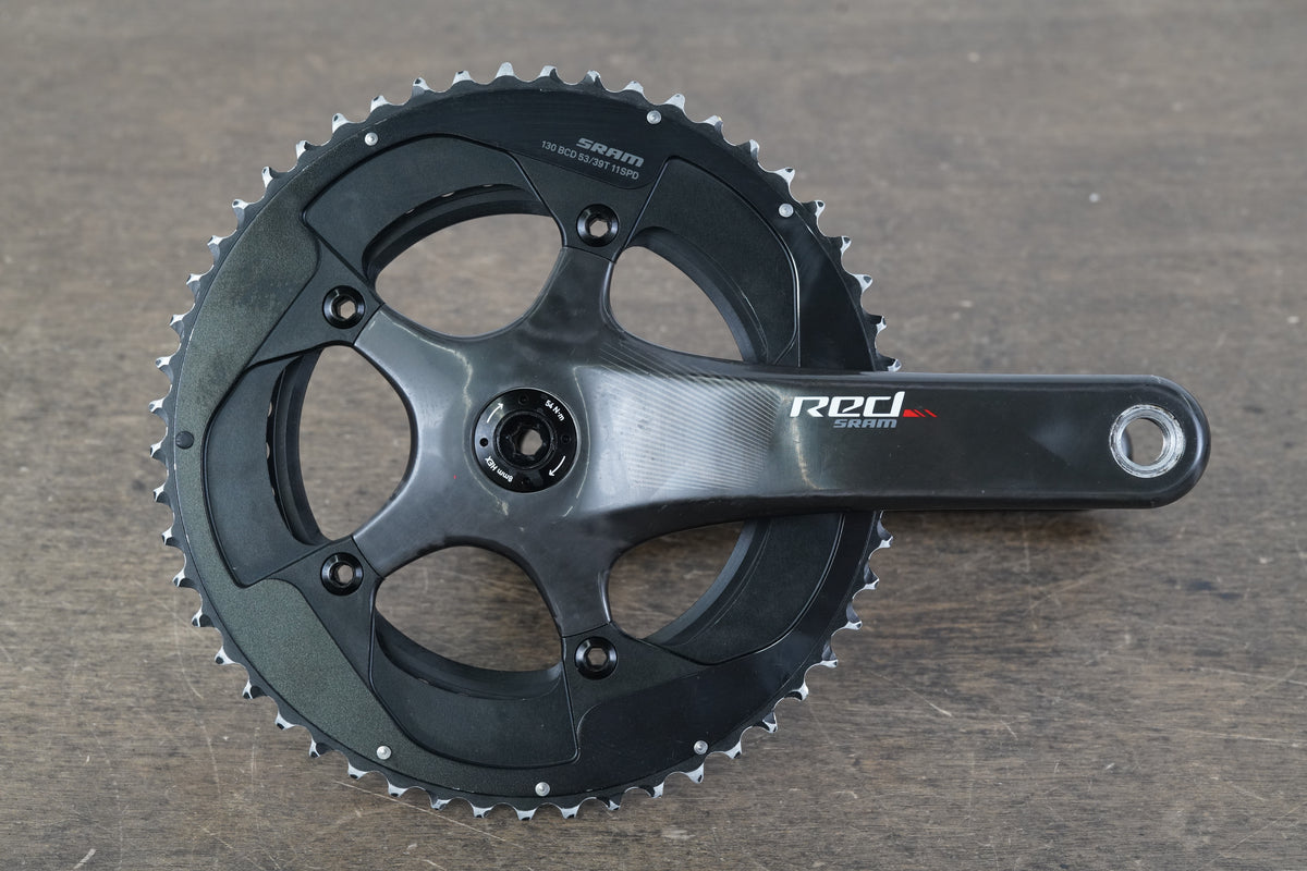 172.5mm 53/39T BB30 SRAM Red 22 Carbon Road Crankset 563g