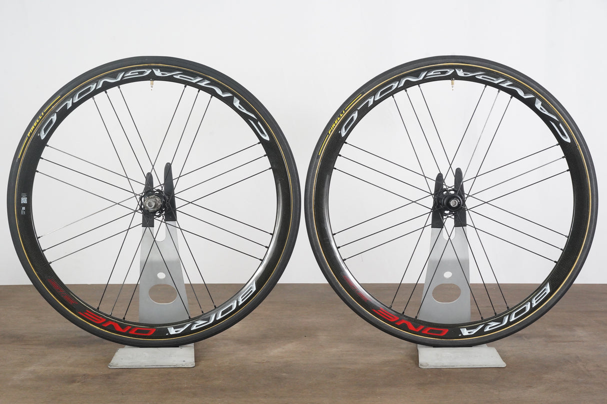 Campagnolo Bora One 35 Carbon Tubular Disc Brake Wheelset Campagnolo 11 Speed