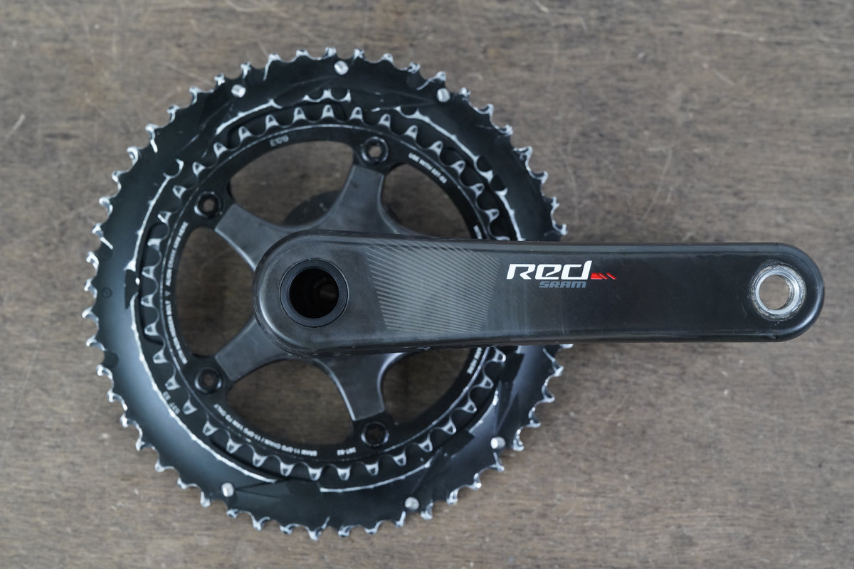 172.5mm 53/39T BB30 SRAM Red 22 Carbon Road Crankset 563g